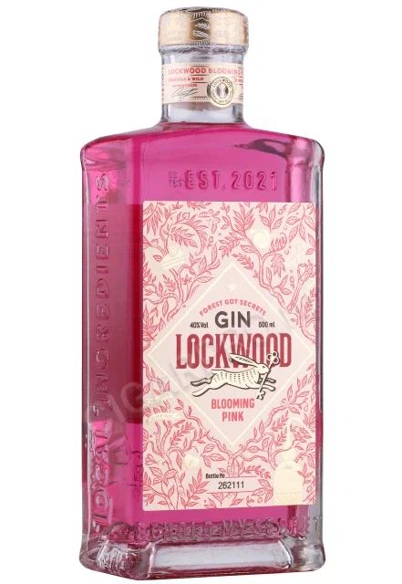Джин ЛОКВУД Блуминг Пинк 40% ст/б 0.5л
