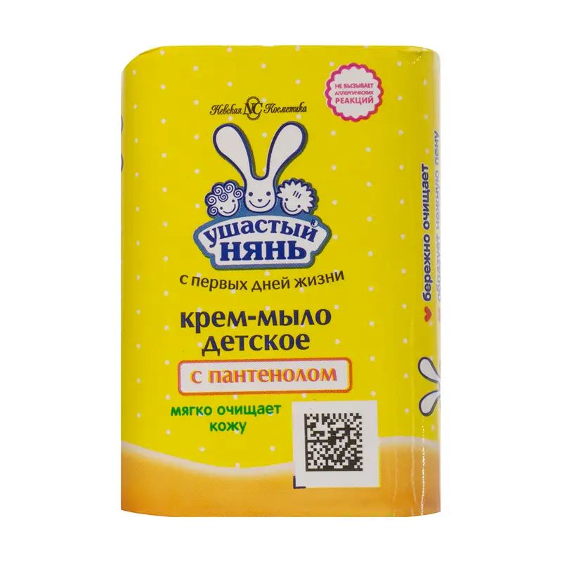 Крем-мыло детское УШАСТЫЙ НЯНЬ Пантенол 90мл