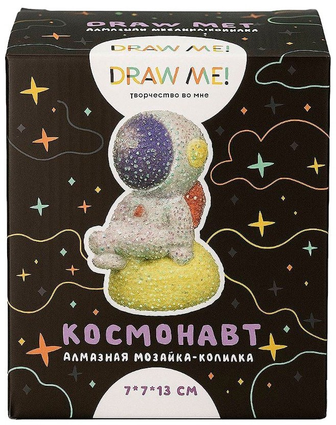 Алмазная мозаика на копилке ДРАЙВ МИ Космос