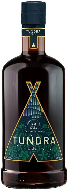 Ликер ТУНДРА Биттер Пряный и острый 35% ст/б 0.5л