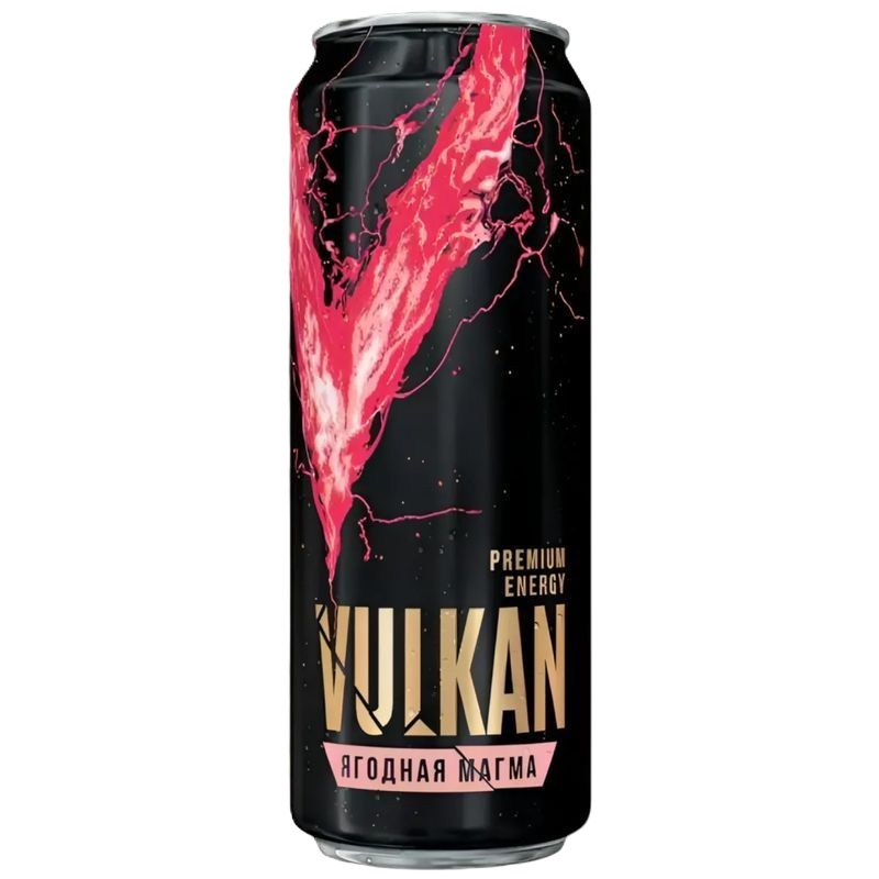 Энергетический напиток ВУЛКАН Ягодная магма ж/б 0.45л