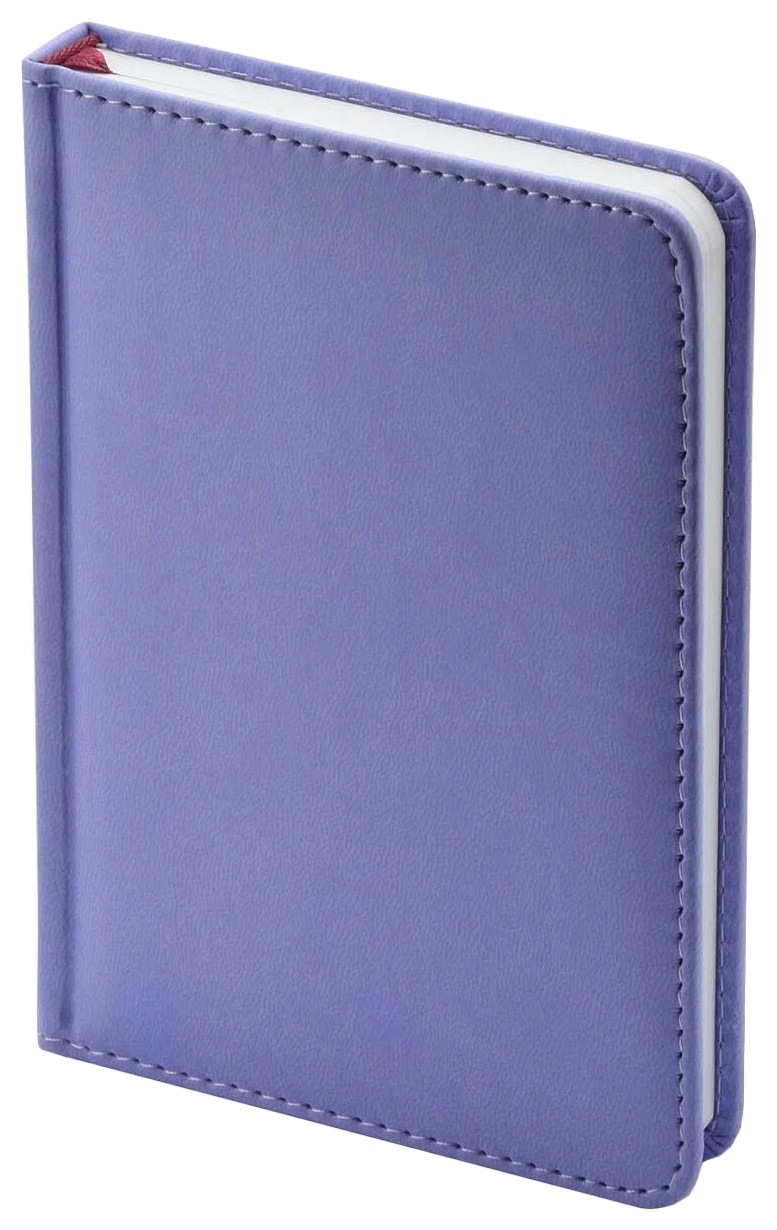 Ежедневник АЛЬТ Вельвет сиреневый А6 136л