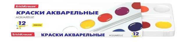 Краски ЭРИХ КРАУЗЕ медовые 12цв арт.50586