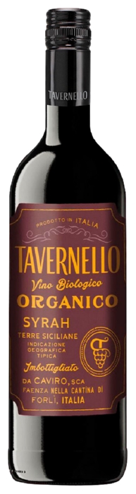 Вино ТАВЕРНЕЛЛО Сира красное п/сух 12% ст/б 0.75л