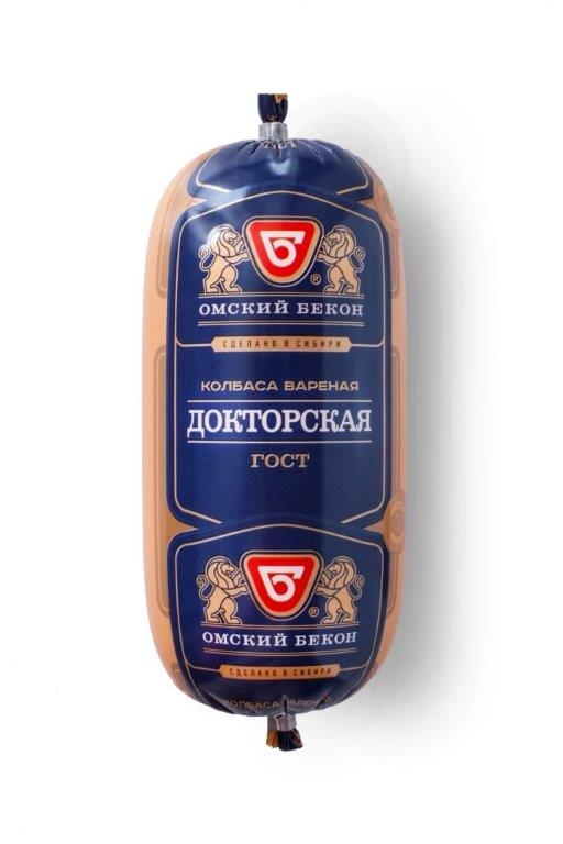Колбаса ОМСКИЙ БЕКОН Докторская 450г