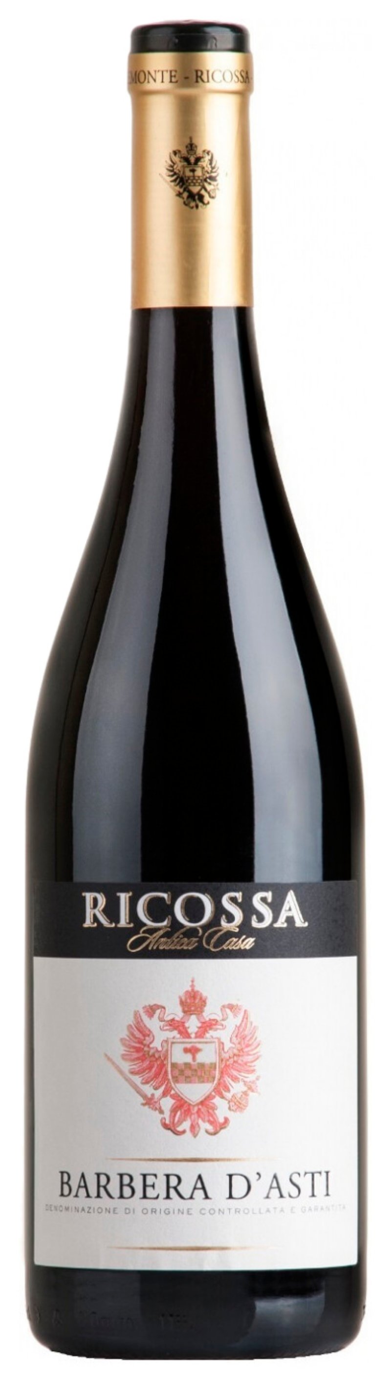 Вино РИКОССА Каса Барбера д`Асти красное п/сух 13.5% ст/б 0.75л