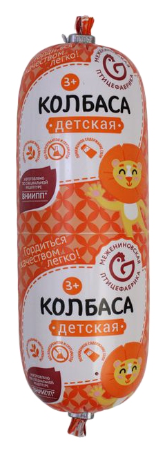 Колбаса МЕЖЕНИНОВСКАЯ ПФ Детская вареная 350г