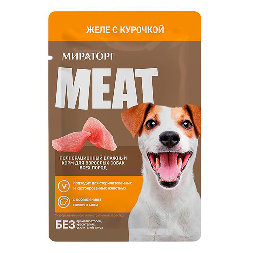 Корм для собак МИРАТОРГ Мит Рагу с курочкой 80г
