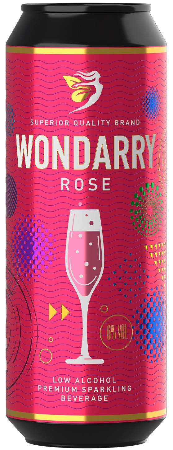 Сидр ВОНДАРРИ Розато 5.9% ж/б 0.45л
