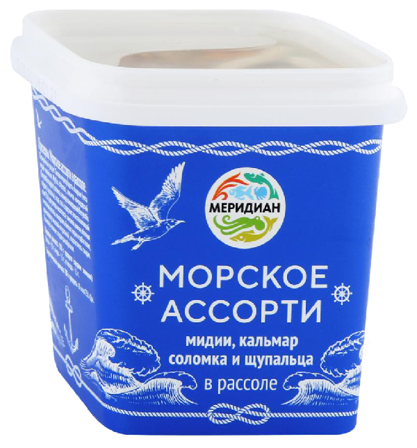 Ассорти МЕРИДИАН морское в рассоле 250г