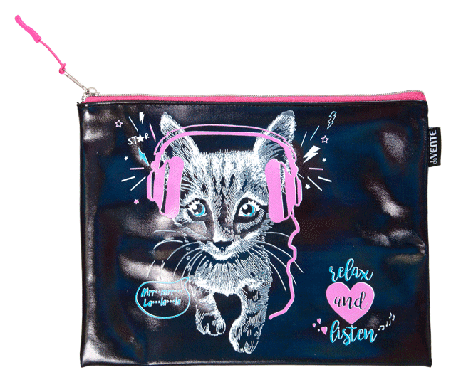 Папка для тетрадей ДЕВЕНТЕ Мьюзик Китти А5 арт.8053195