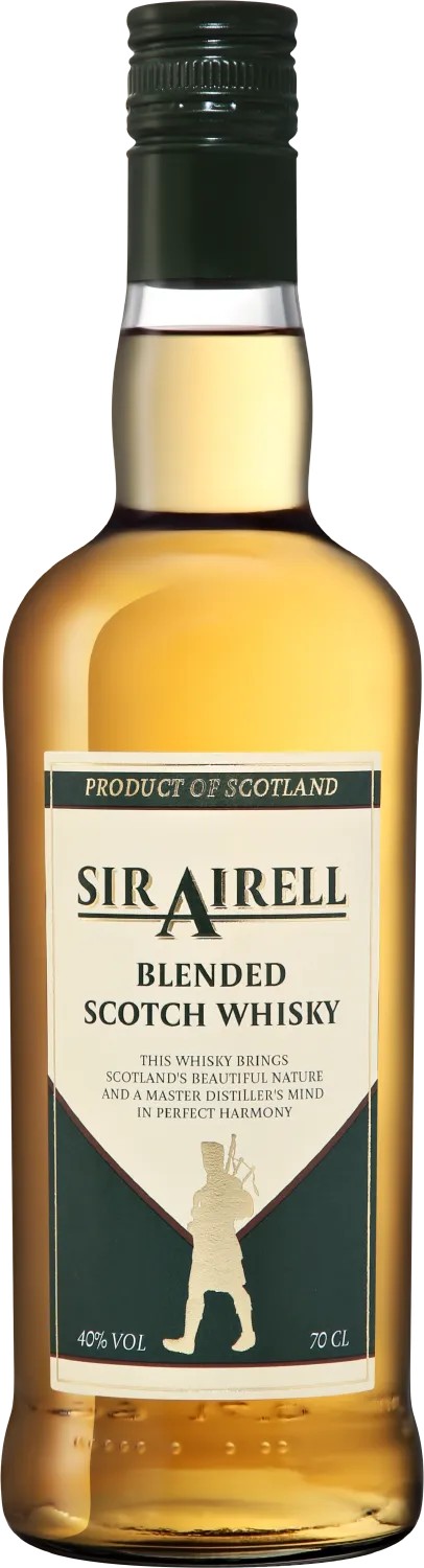 Виски СЭР АЙРЕЛЛ купажированный 3 года 40% ст/б 0.7л