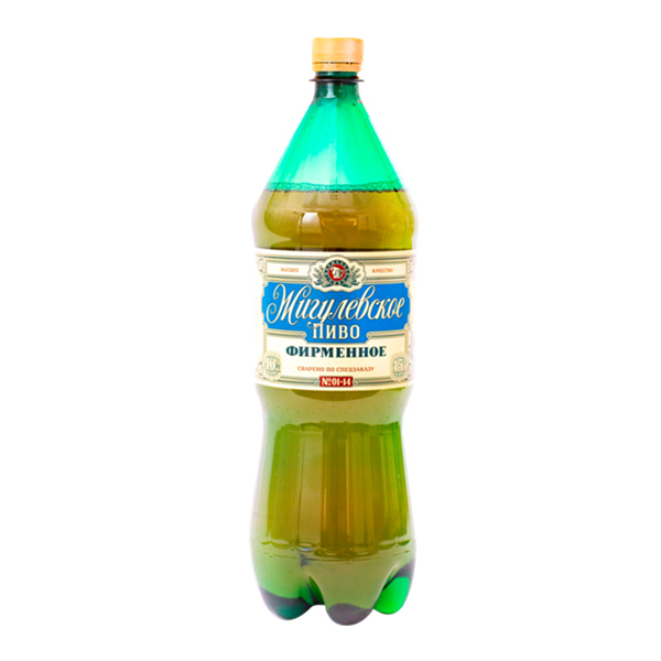 Пиво ЖИГУЛЕВСКОЕ Фирменное светлое 4% пэт 1.5л