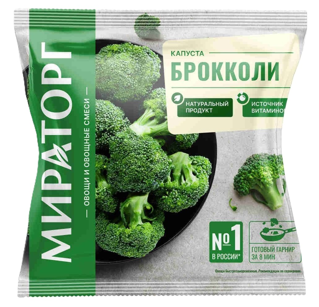 Капуста МИРАТОРГ брокколи с/м 400г
