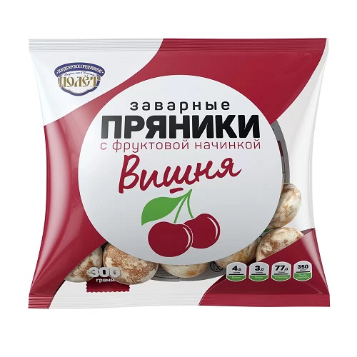 Пряники ПОЛЕТ Вишня 300г