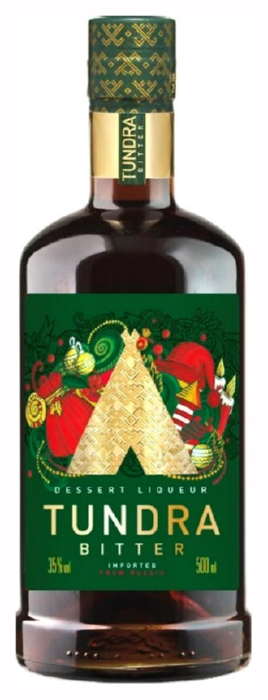 Ликер ТУНДРА Биттер десертный 35% ст/б 0.5л