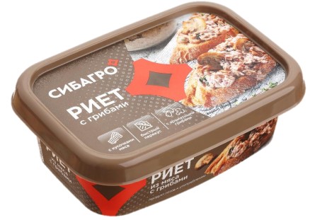 Риет СИБАГРО с грибами 150г