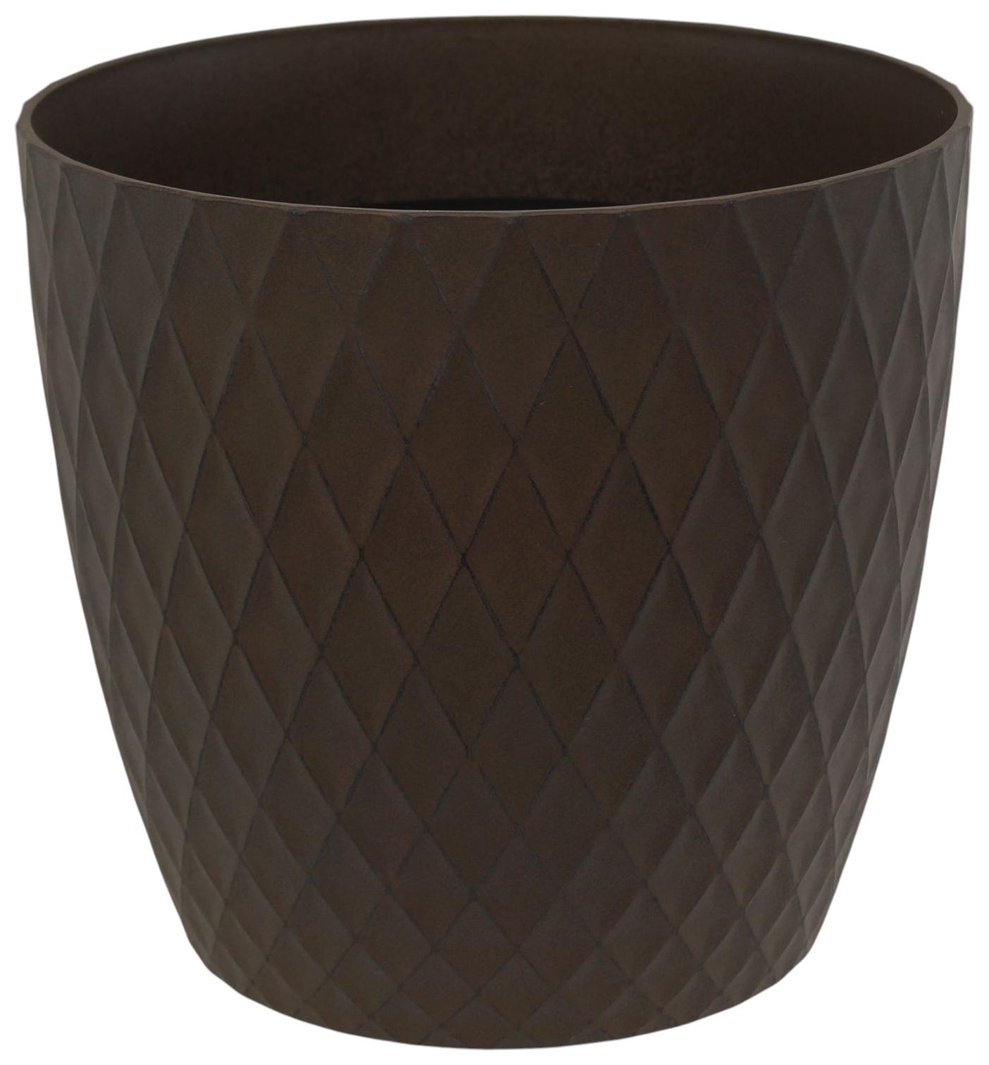 Кашпо АТМИКС Фрезия 27*27*24см коричневое 13л арт.202550570