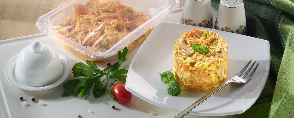 Салат морковный с сыром 200г