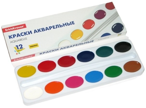 Краски ЭРИХ КРАУЗЕ медовые 12цв арт.50586