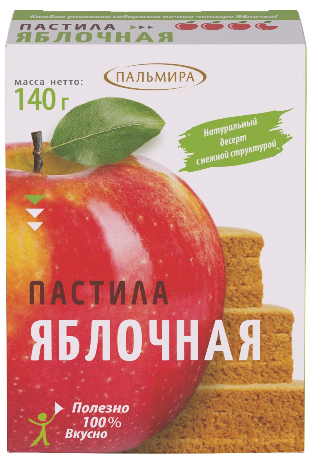 Пастила ПАЛЬМИРА яблочная 140г
