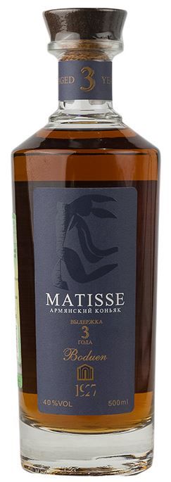Коньяк МАТИСС 3 года 40% ст/б 0.5л