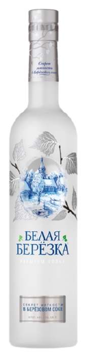 Водка БЕЛАЯ БЕРЕЗКА 40% ст/б 0.5л