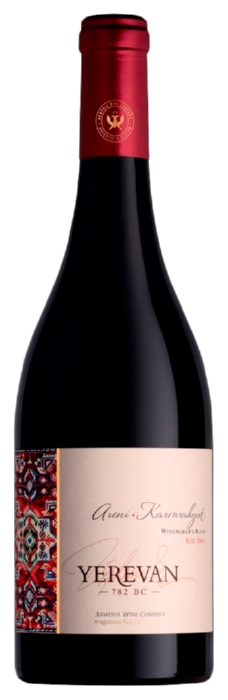 Вино ЕРЕВАН Арени Кармрают красное сух 12% ст/б 0.75л