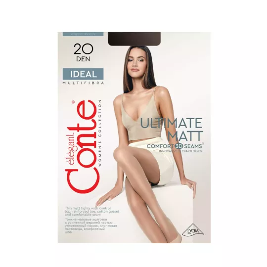 Колготки КОНТЕ СПА Идеал 20ден неро 3