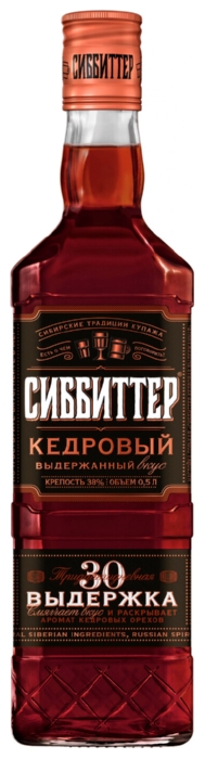 Настойка СИББИТТЕР Кедровая 35-38% ст/б 0.5л