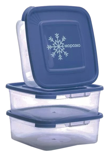 Контейнер ПОЛИМЕРБЫТ для заморозки 0.7л 3шт арт.58050