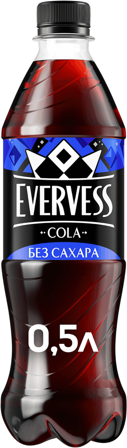 Газ.напиток ЭВЕРВЕСС кола без сахара 0.5л