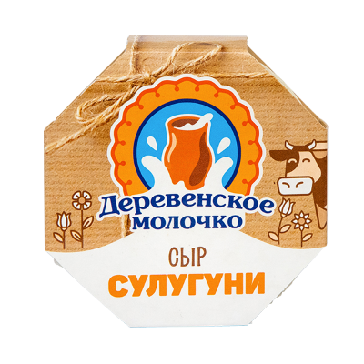 Сыр ДЕРЕВЕНСКОЕ МОЛОЧКО Сулугуни бзмж 45% 300г