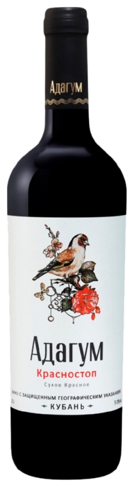 Вино АДАГУМ Красностоп красное сух 11-12% ст/б 0.75л
