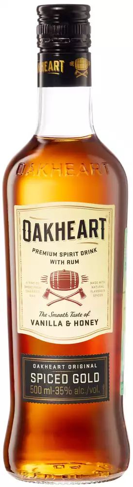 Коктейль ОАКХАРТ Ориджинал Спайсд Голд 35% ст/б 0.5л