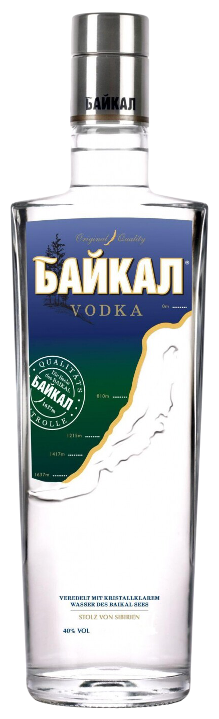 Водка БАЙКАЛ 40% 0.5л