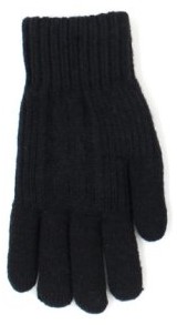 Термоперчатки женские ХОББИ ЛАЙН черные р.7-8 арт.ПТ 1512-3