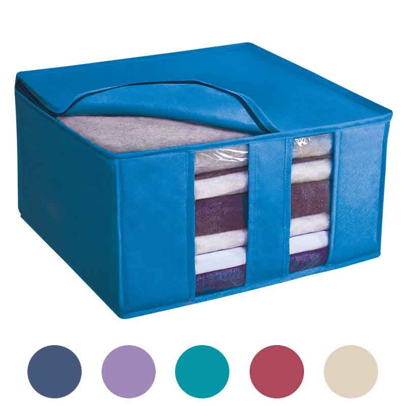 Коробка для хранения РЫЖИЙ КОТ для вещей 40*40*25см раскладная арт.004503