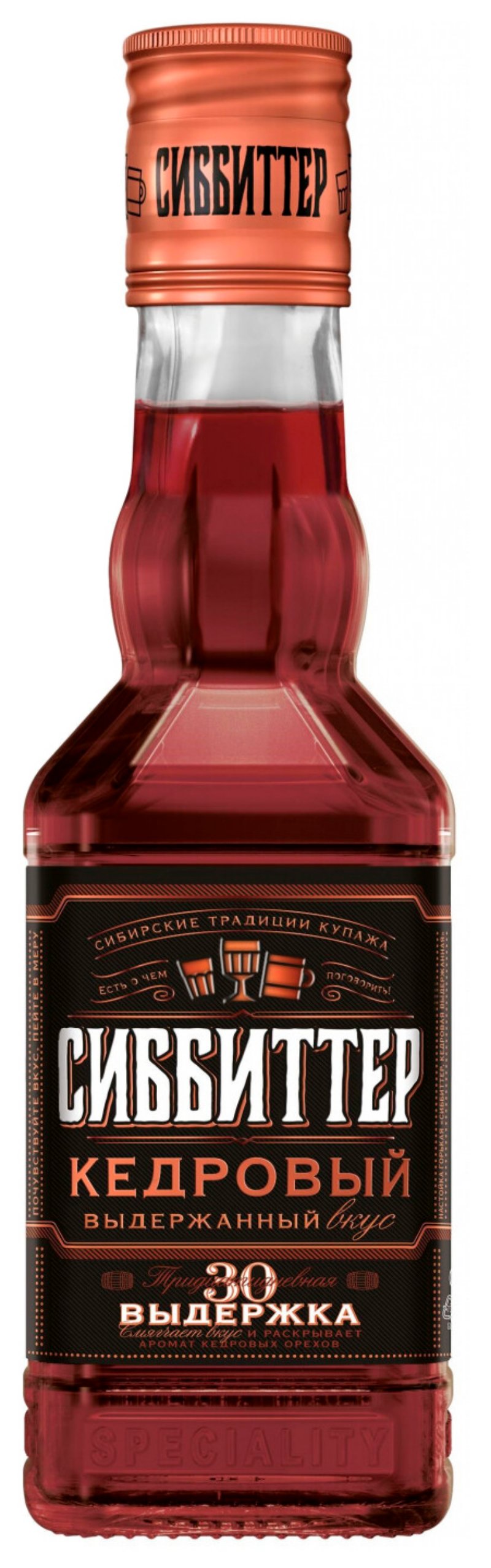 Настойка СИББИТТЕР Кедровая 35-38% ст/б 0.25л