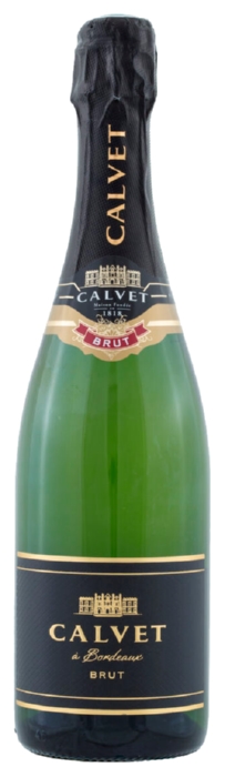 Игристое вино КАЛЬВЕ Креман де Бордо белое брют 12% ст/б 0.75л
