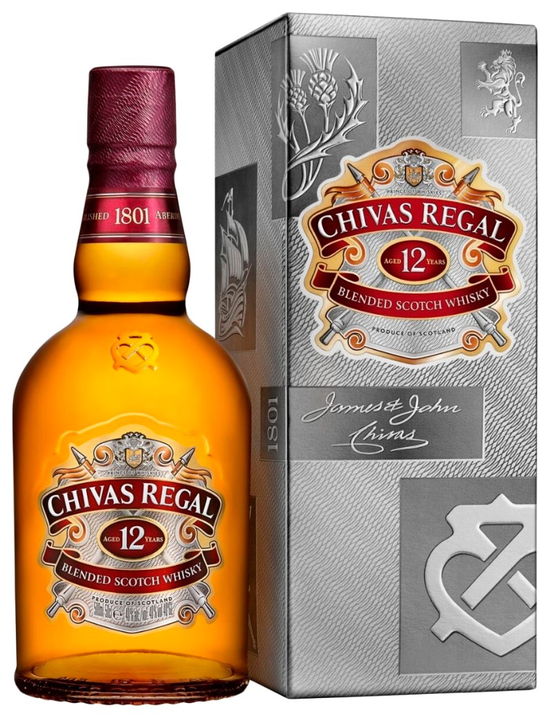 Виски ЧИВАС Ригал 12 лет 40% 0.5л