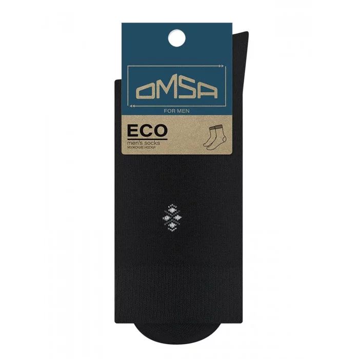 Носки мужские ОМСА Эко черные р.29-31 арт.407