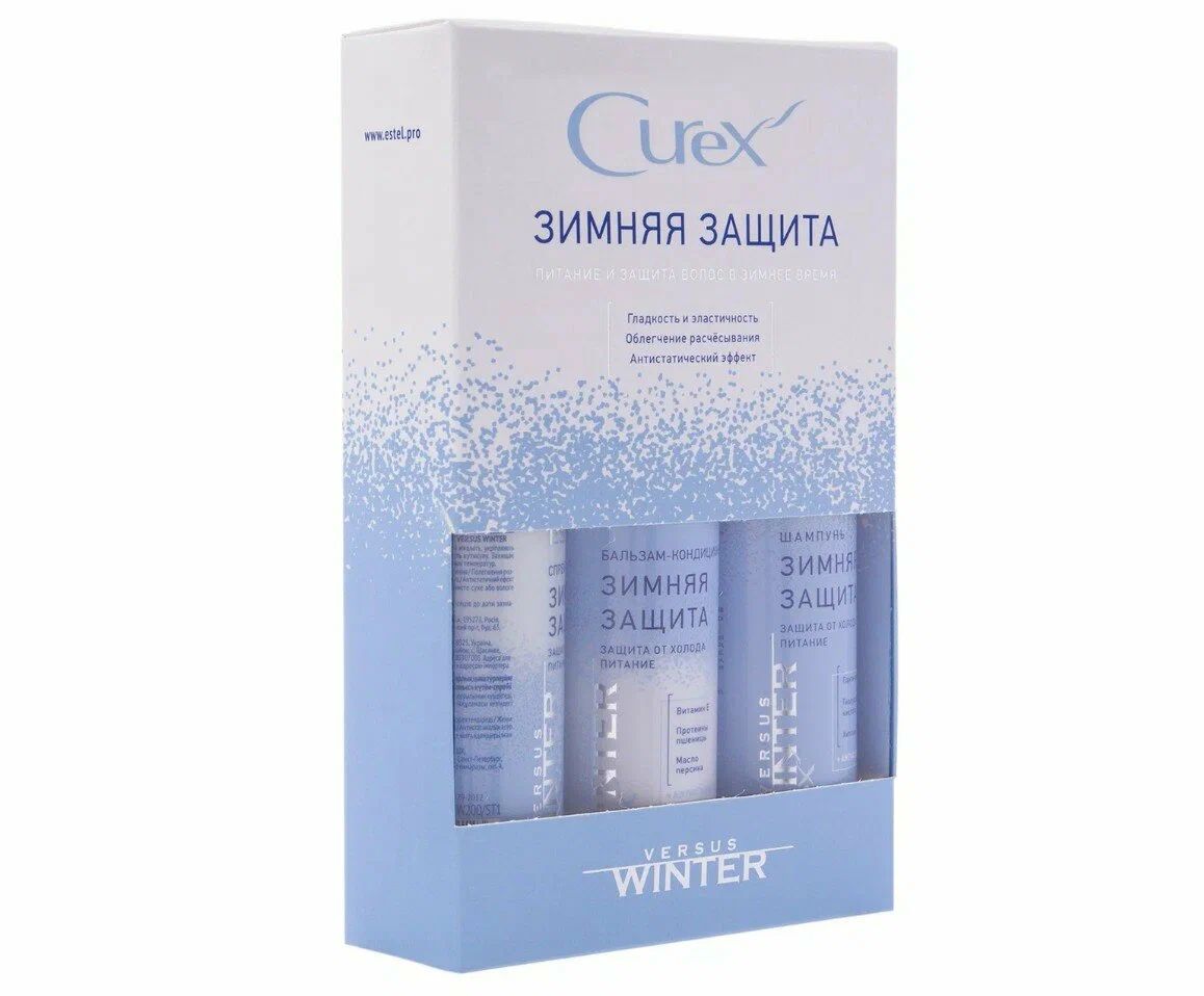 ПН ЭСТЕЛЬ Кюрекс версус винтер Защита и питание шампунь 300мл+бальзам 250мл+спрей 200мл