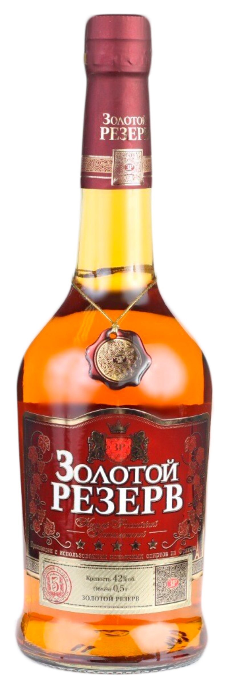 Коньяк ЗОЛОТОЙ РЕЗЕРВ 40% ст/б 1л