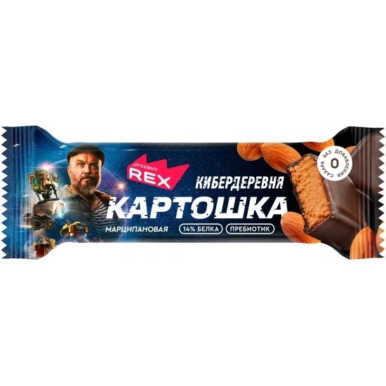 Батончик ПРОТЕИН РЕКС Картошка марципановая 40г