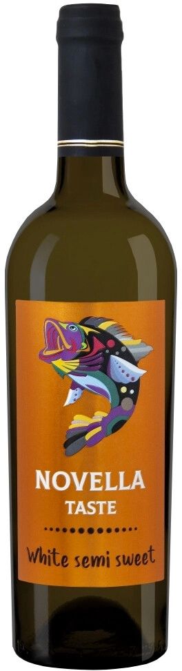 Вино НОВЕЛЛА ТЭЙСТ белое п/сл 10-12% ст/б 0.75л