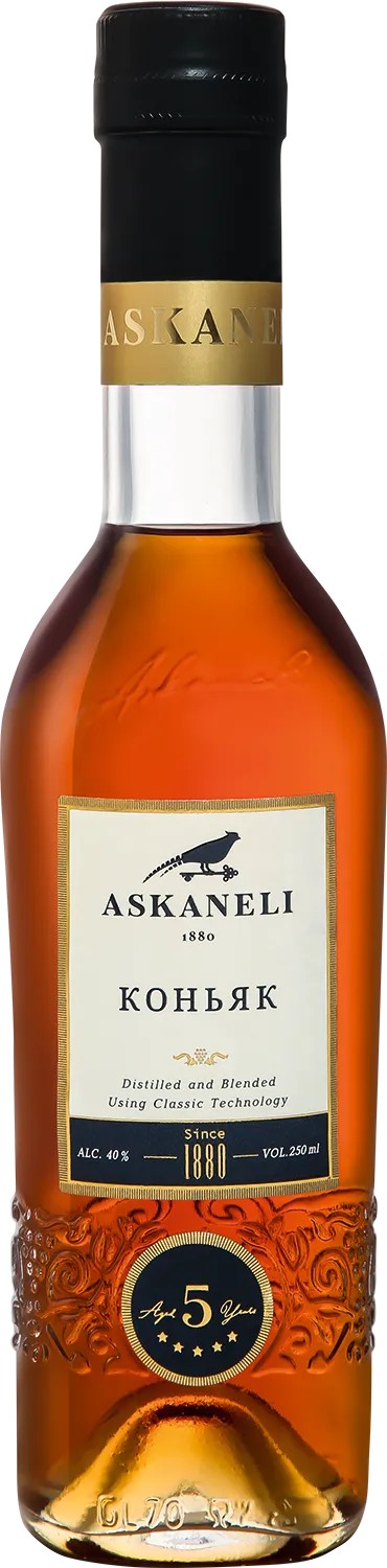 Коньяк АСКАНЕЛИ 5 лет 40% ст/б 0.25л