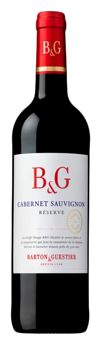 Вино БАРТОН и ГЕСТЬЕ Каберне Совиньон красное п/сух 13% ст/б 0.75л