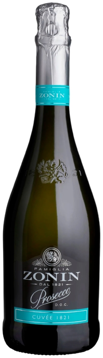 Игристое вино ЗОНИН Просекко белое брют 11% ст/б 0.75л