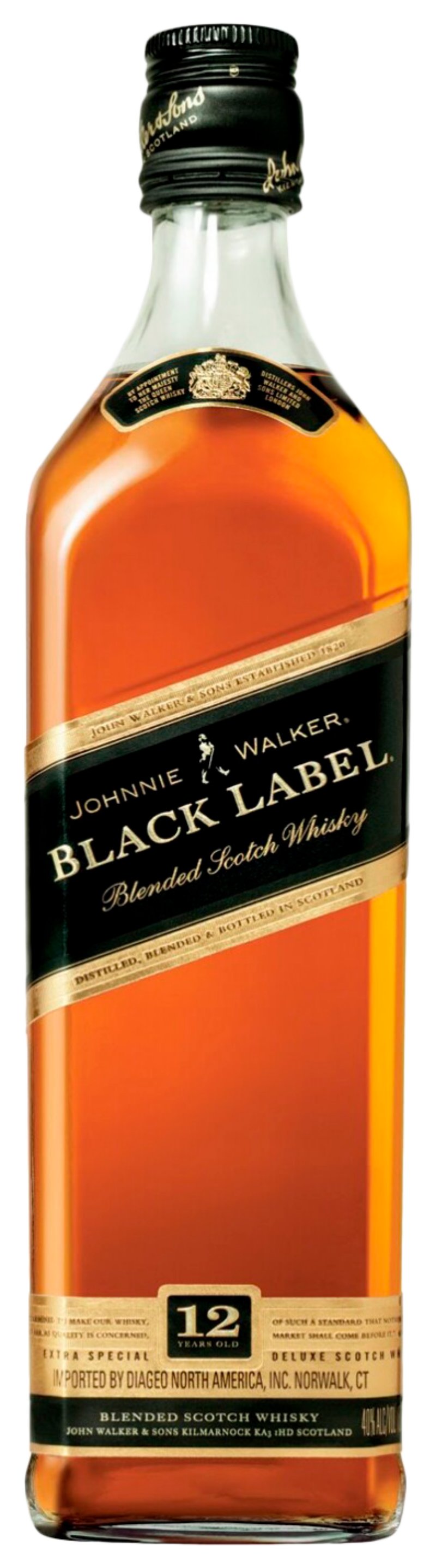 Виски ДЖОННИ УОКЕР Блэк Лейбл 40% ст/б 0.5л